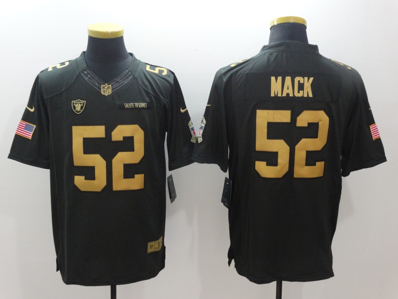 Men's Las Vegas Raiders Khalil Mack #52 Black Jersey